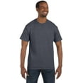 thumbnail image 2 of Hanes Men's EcoSmart Crewneck T-Shirt, Charcoal Heathe XL, 2 of 7