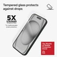 thumbnail image 6 of ZAGG InvisibleShield Glass Elite Anti-Glare iPhone 15 Screen Protector - 5X Stronger with Reinforced Edges Scratch & Smudge-Resistant Surface Matte Finish Easy to Install, 6 of 9