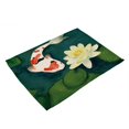 thumbnail image 1 of Estera de mesa de vajilla de mantel individual con aislamiento térmico con patrón de pintura de loto de moda (MP0004-4), 1 of 1