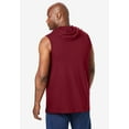thumbnail image 2 of KingSize Men's Big & Tall Lightweight Muscle Hoodie Tee, 2 of 3