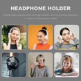 thumbnail image 3 of Desk Headset Holder Charging Headset Stand Headphone Hanger Earpiece Holder Earphone Clip Holder, 3 of 3