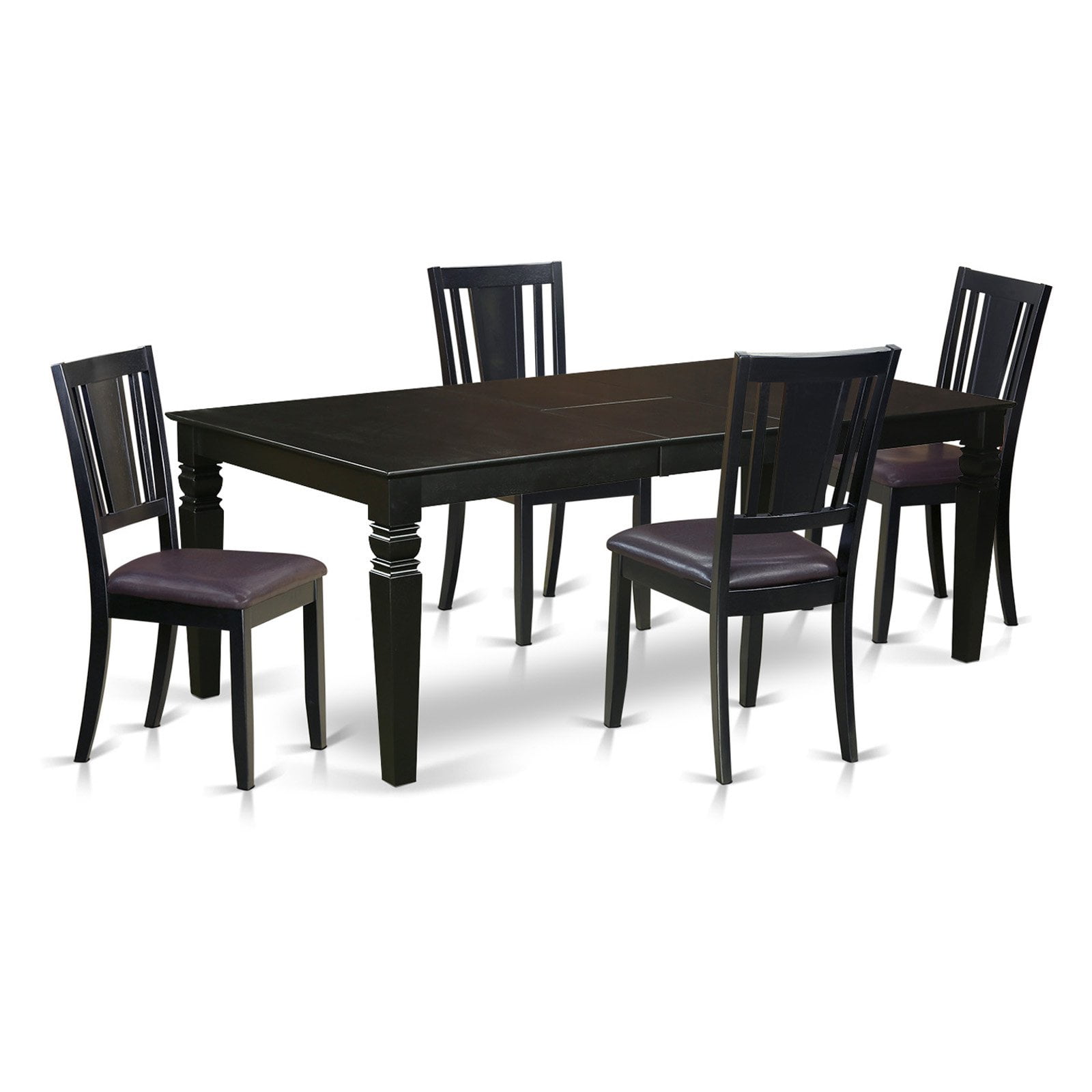 East West Furniture Logan 5 Piece Scotch Art Dining Table Set