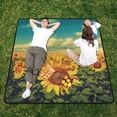 thumbnail image 5 of Coolnut Extra Large Outdoor Picnic Blanket, Sunflowers Waterproof Beach Blanket Sand Free Foldable Picnic Mat for Camping,Park,Beach,Hiking, 5 of 6