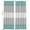 Turquoise gray, variant on Haze Blue Grey Stripe Blackout Curtains for Bedroom/Living Room, Pinch Pleated Black Out Curtains, Modern Art Horizontal Striped Room Darkening Window Drapes with Hooks 2 Panels, 39"x70"