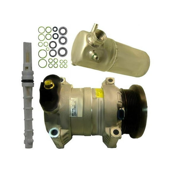 A/C Compressor Kit - Compatible with 1998 - 2004 GMC Sonoma 4.3L V6 1999 2000 2001 2002 2003