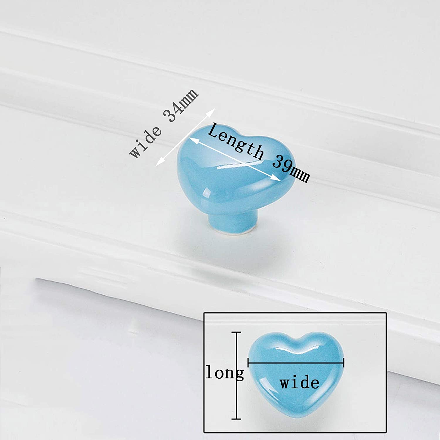 Gamvdout Ceramic Door Knobs Kitchen Cabinet Hardware Handles Zinc Alloy Antique Kitchen Drawer Pull Handles Cupboard Pull Handles