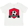 thumbnail image 3 of Inktastic Soccer Morocco Flag Banner Boys or Girls Toddler T-Shirt, 3 of 5