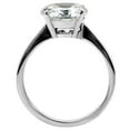 thumbnail image 4 of Womens Rings High polished (no plating) Stainless Steel Ring with AAA Grade CZ in Clear TK013, 4 of 5