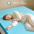 thumbnail image 4 of Memory Foam Mattress Topper -3 Inch Thick Gel Infused Cooling Mattress Topper, Pressure Relief, CertiPUR-US Certified（Full), 4 of 7