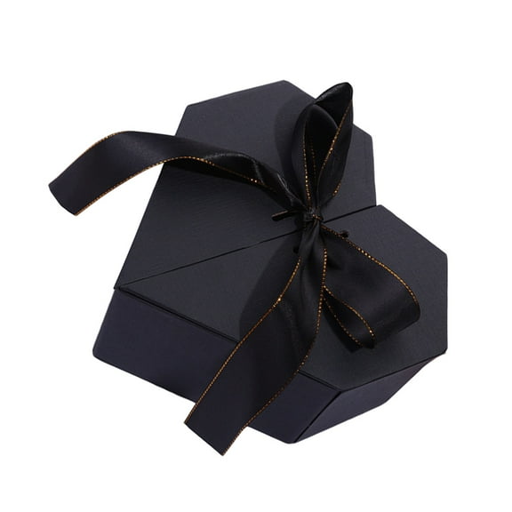 Valentines Lid Gift Box Present Box Mother's Day Gift 22X21X10CM Black