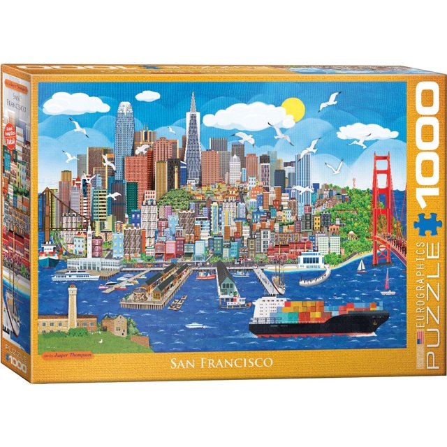 Eurographics - San Francisco by Jasper Tompson, 1000 PC Puzzle