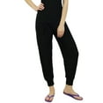 thumbnail image 3 of Bimba Women's Yoga Pants Casual Spandex Elastic Waist Jogger Pants with Pockets Black, 3 of 7