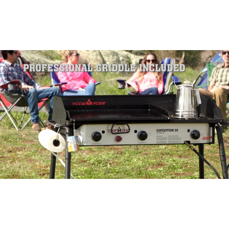 Camp Chef Tundra 3 Burner Stove with Griddle