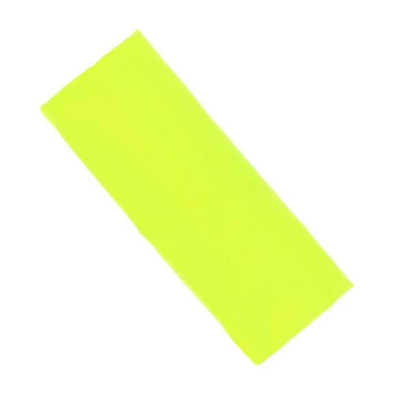 Unique Bargains 1 Pc Flexible Headband Sweat Headband for Sport for Yoga Fluorescent Yellow