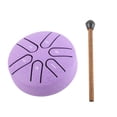 thumbnail image 4 of LLC Tambour à Main Professionnel Mini 6 Notes Sans Souci Instrument de Percussion avec Tambour Violet, 4 of 6