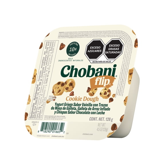 Yogurt griego Chobani Flip cookie dough 128 g