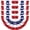 3.0x6.0 Feet,4 Pack, variant on 3 Pack 3x6 Ft American Pleated Fan Flag, USA Patriotic Flag Bunting Half Fan Banner for Outside Red White and Blue Decor Memorial Day Independence Day 4th of july Decorations
