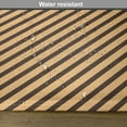 thumbnail image 6 of Ambesonne Vintage Home Place Mats Set of 4, Striped Modern, Standard Size, Sand Brown Chocolate, 6 of 6