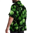 thumbnail image 3 of Saint Patrick's Day Men's Casual Hawaiian Shirts, Printed Button Down Short Sleeve Summer Beach Tops with Spread Collar - Unisex, 3 of 6