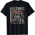 thumbnail image 1 of Camiseta de Mujer con Señal Vintage de la Ruta 66 - Autopista Histórica de EE.UU., 1 of 5