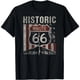thumbnail image 1 of Camiseta de Mujer con Señal Vintage de la Ruta 66 - Autopista Histórica de EE.UU., 1 of 5