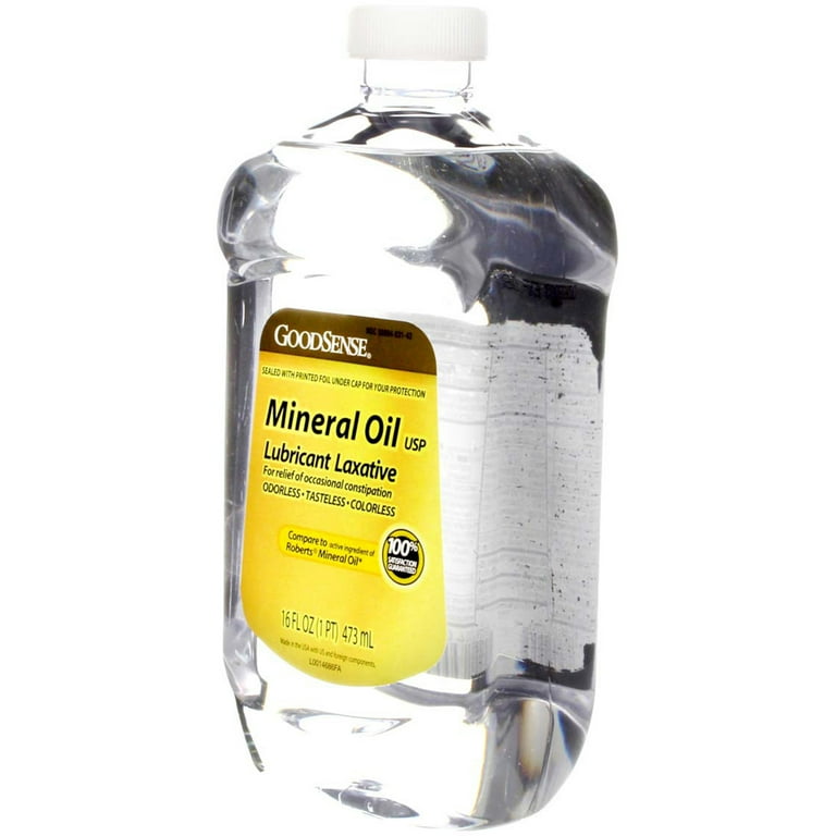 GoodSense Mineral Oil Lubricant Laxative, 16 fl oz (12 Pack) (Bundle)