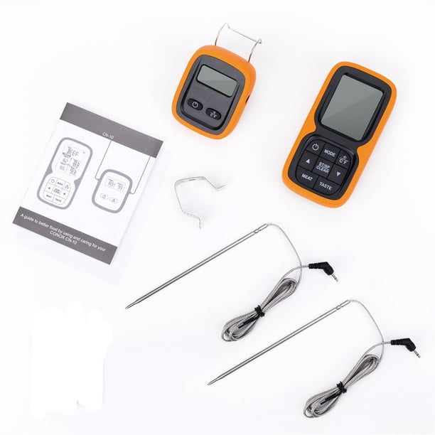 TOWED22 Wireless Remote Digital Meat Thermometer, Cooking Food Thermometer  with Dual Pro,as picture
