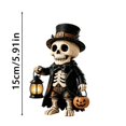 thumbnail image 2 of DVKOVI Halloween Resin Carrying Lamp Ghost Figurine Sculpture Night Light for Home Tiered Tray Tabletop Decor, 2 of 4