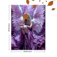 thumbnail image 3 of Qisvanset Fantasy Angel Portrait Canvas Print 15.75x11.81 Inches, 3 of 8