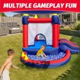 thumbnail image 3 of Eypye Inflatable Bounce House for Kids Slide Jumping Castle with Blower, Ball Pit and Ocean Balls Outdoor/Indoor Bouncy House 9.3x8.2x5.4ft, 3 of 7