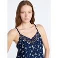 thumbnail image 4 of Joyspun Women’s Dreamy Soft Collection Lace Front Knit Chemise, Sizes XS to 3X, 4 of 5