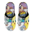 thumbnail image 5 of Mens Cozy Slippers Looney Tunes Cartoons Warm Soft Plush Slipper Slip-on House Shoes for Home Indoor Outdoor, 5 of 8