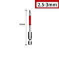 thumbnail image 1 of 65mm length Hexagonal Electric Screwdriver Bits Multifunctional Alloy Steel, 1 of 9