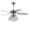 thumbnail image 2 of JONATHAN Y Kris 42" 3-Light Crystal LED Ceiling Fan With Remote, Chrome, 2 of 8