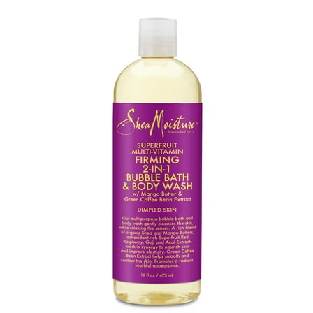 SheaMoisture SuperFruit Complex Bubble Bath & Body Wash, 16 oz