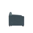 Queer Eye Liam Upholstered Daybed and Trundle, Twin/Twin, Navy Blue