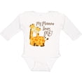 thumbnail image 3 of Inktastic My Mamaw Loves Me Boys or Girls Long Sleeve Baby Bodysuit, 3 of 5