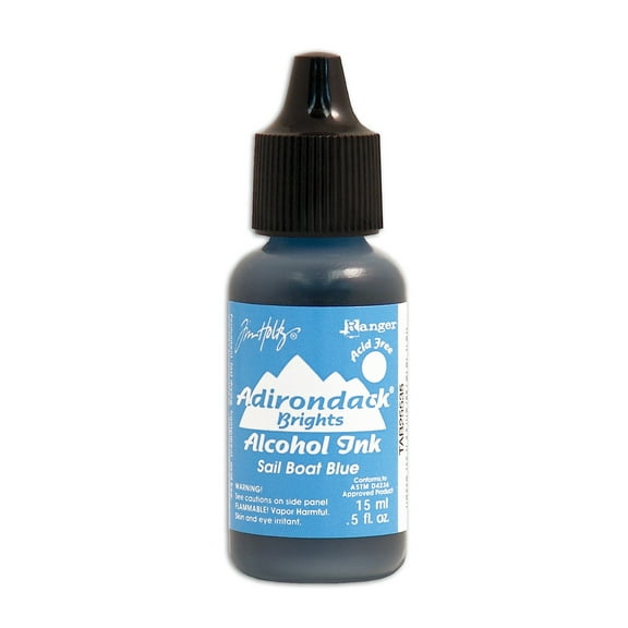 Tim Holtz Alcohol Inks sail boat blue, 0.5 oz., bottle (pack of 6)