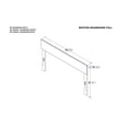 thumbnail image 3 of Boston Full Headboard in Walnut, 3 of 4