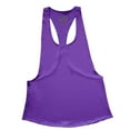 thumbnail image 5 of RMGVDSD Comfort Womens Tank Tops Women Low Neck T Shaped Fitness Workout Tops Loose Quick Drying Sweat Absorbing Sports Sleeveless Tank Tops Basic Cami T-Shirts, 5 of 5