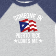 thumbnail image 4 of Inktastic Someone in Puerto Rico Loves Me Boys or Girls Baby Bodysuit, 4 of 5
