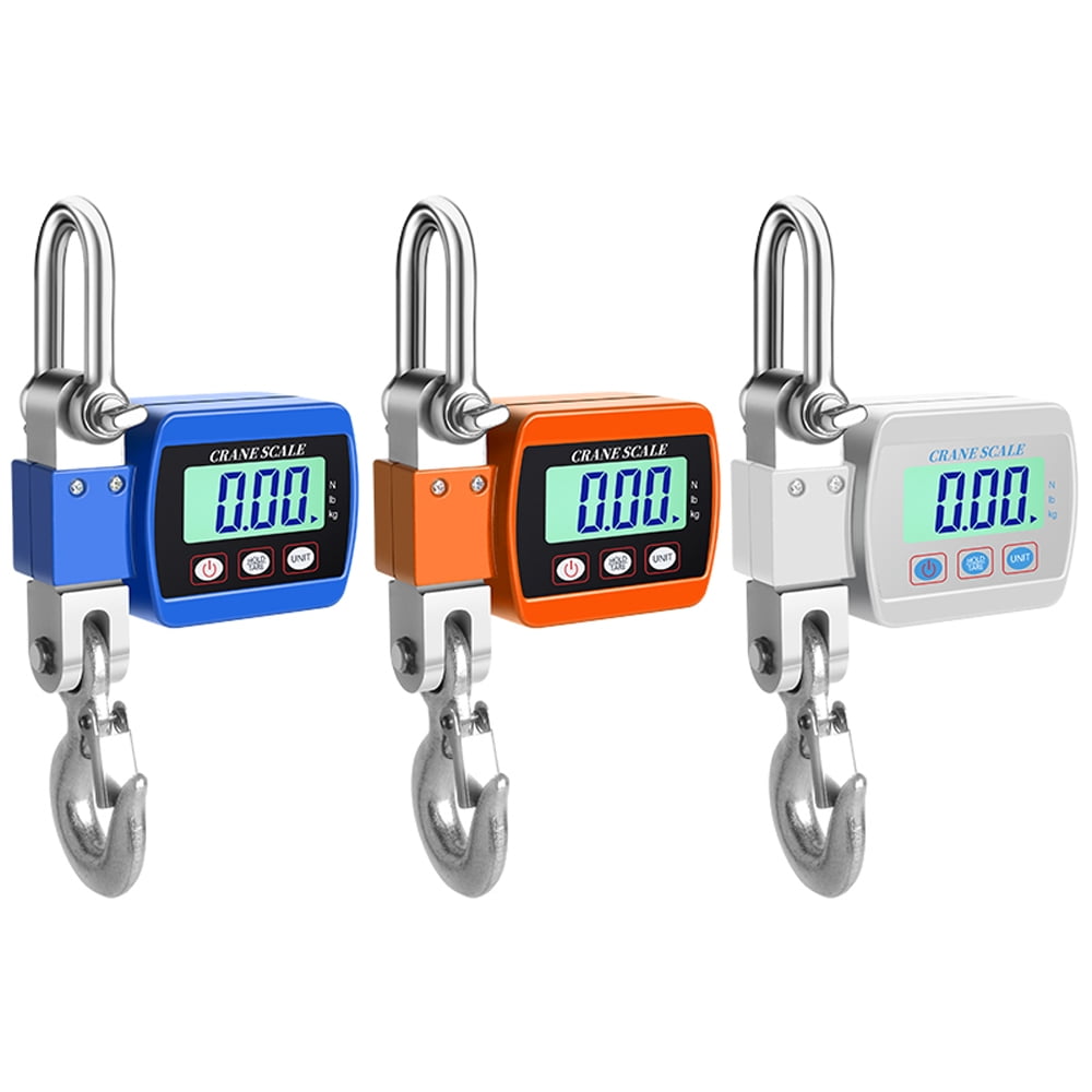Crane LCD Digital Display Crance Scale 0.05-500kg Portable Industrial Electronic Heavy Duty Weight Hook Crane With Unit Change Function