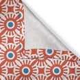thumbnail image 4 of Ambesonne Lattice Window Valance, Vivid Mosaic of Circles, 54" X 18", Dark Coral Blue, 4 of 5