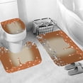 thumbnail image 7 of 4PCS Bling Diamond Shower Curtain Set with Non-Slip Rugs Toilet Lid Cover and Bath Mat Shower Curtain with 12 Hooks Bathroom Sets with Shower Curtain and Rugs and Accessories, 7 of 7
