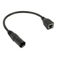 thumbnail image 1 of XLR 5 Pin To RJ45 Dmx Adapters, HiFi Sound Quality Oxygen Free Copper Universal XLR Male To RJ45 Female Cable 1ft  for DMX CON Controller Series, 1 of 7