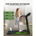 thumbnail image 6 of 3.5HP 330 LBS Weight Foldable Electric Running Walking Machine with Bluetooth/APP for Home, Fitness Jogging Exercise, Easy Installation and Space Saver for Home Office Gym, 6 of 8