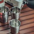 thumbnail image 3 of Outdoor Stainless Steel Cups Portable High Temperature Resistance Camping Picnic Cup Travel Stackable Cups Set, 3 of 8