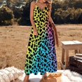 thumbnail image 2 of Animal Print Patterns Sleeveless Dress for Women Clothing Female Women's Summer Skirt, 2 of 7