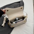 thumbnail image 3 of Mujeres pequeñas bolso cuadrado pu cuero bolso simple colla, 3 of 9