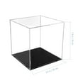 thumbnail image 2 of Transparent Football Box Acrylic Basketball Stand Figurine Display Case, 2 of 6